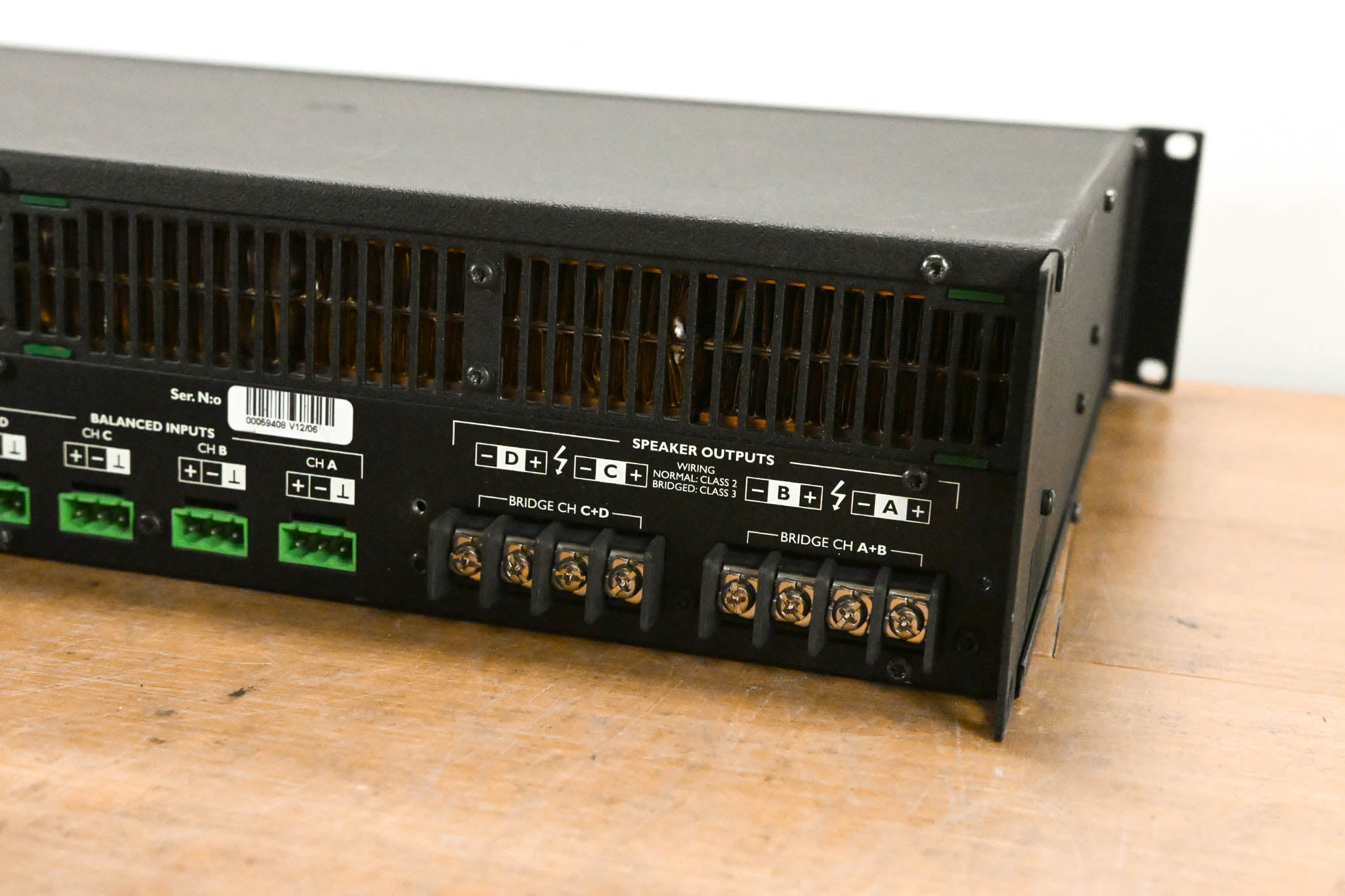 Lab Gruppen C 68:4 6800W Four-Channel Power Amplifier