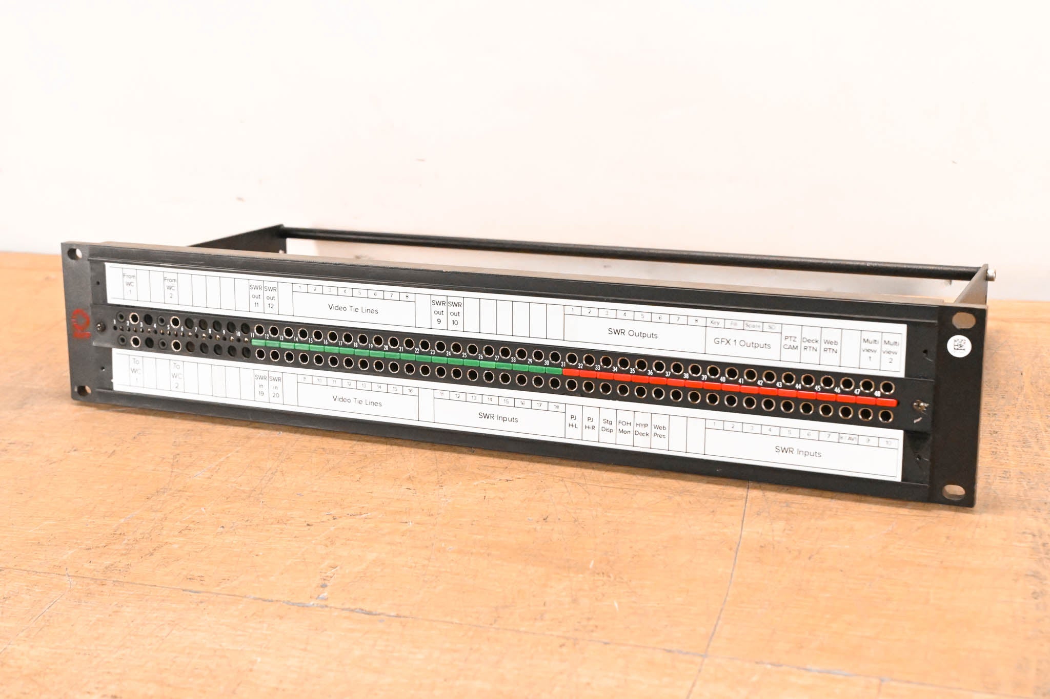 AVP SuperHD Micro 3G Video Patchbay 2RU w/ KMN75, KM75 & EV-AJHN Modules