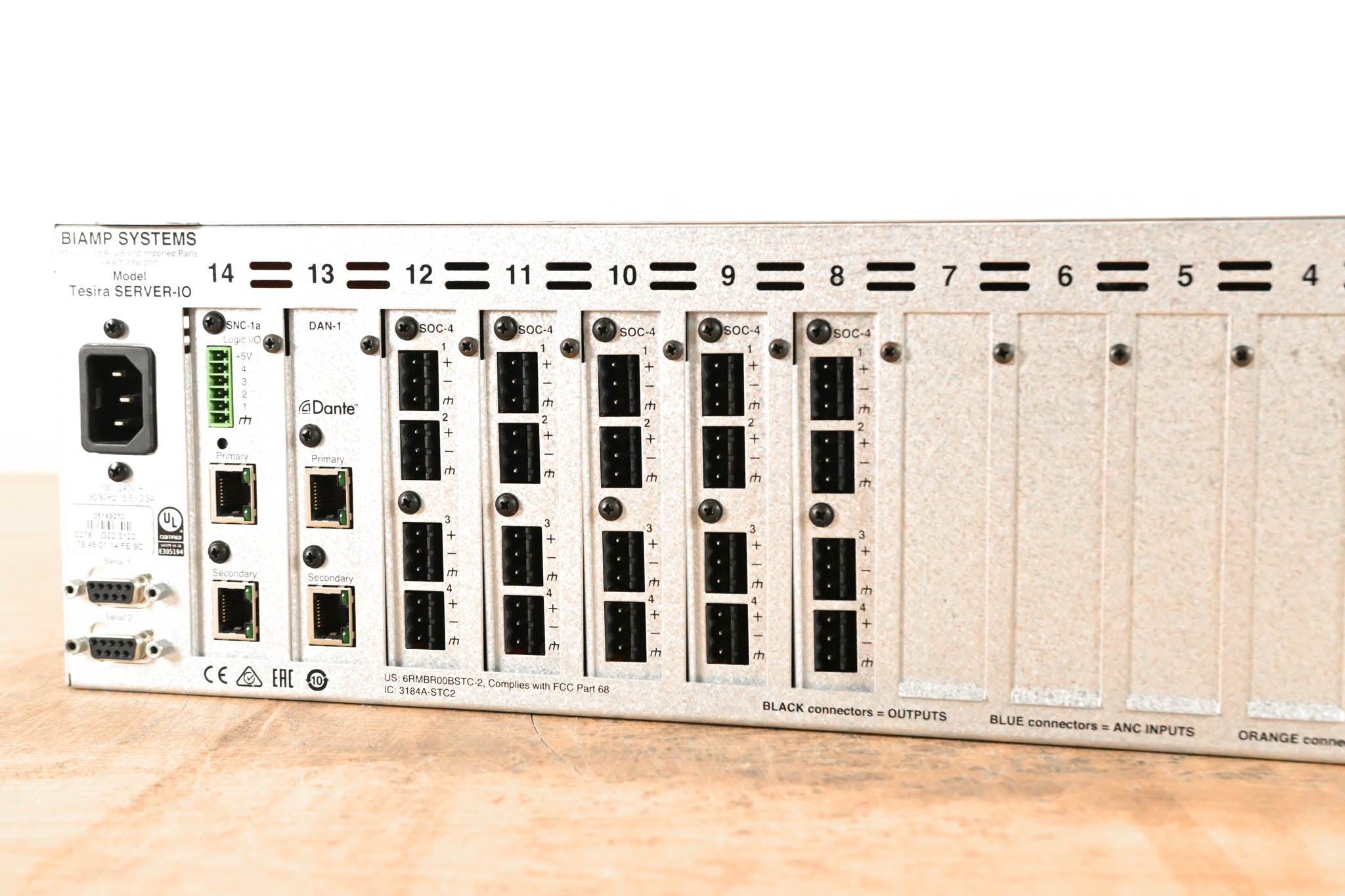 Biamp Tesira SERVER-IO Digital Audio Network Server
