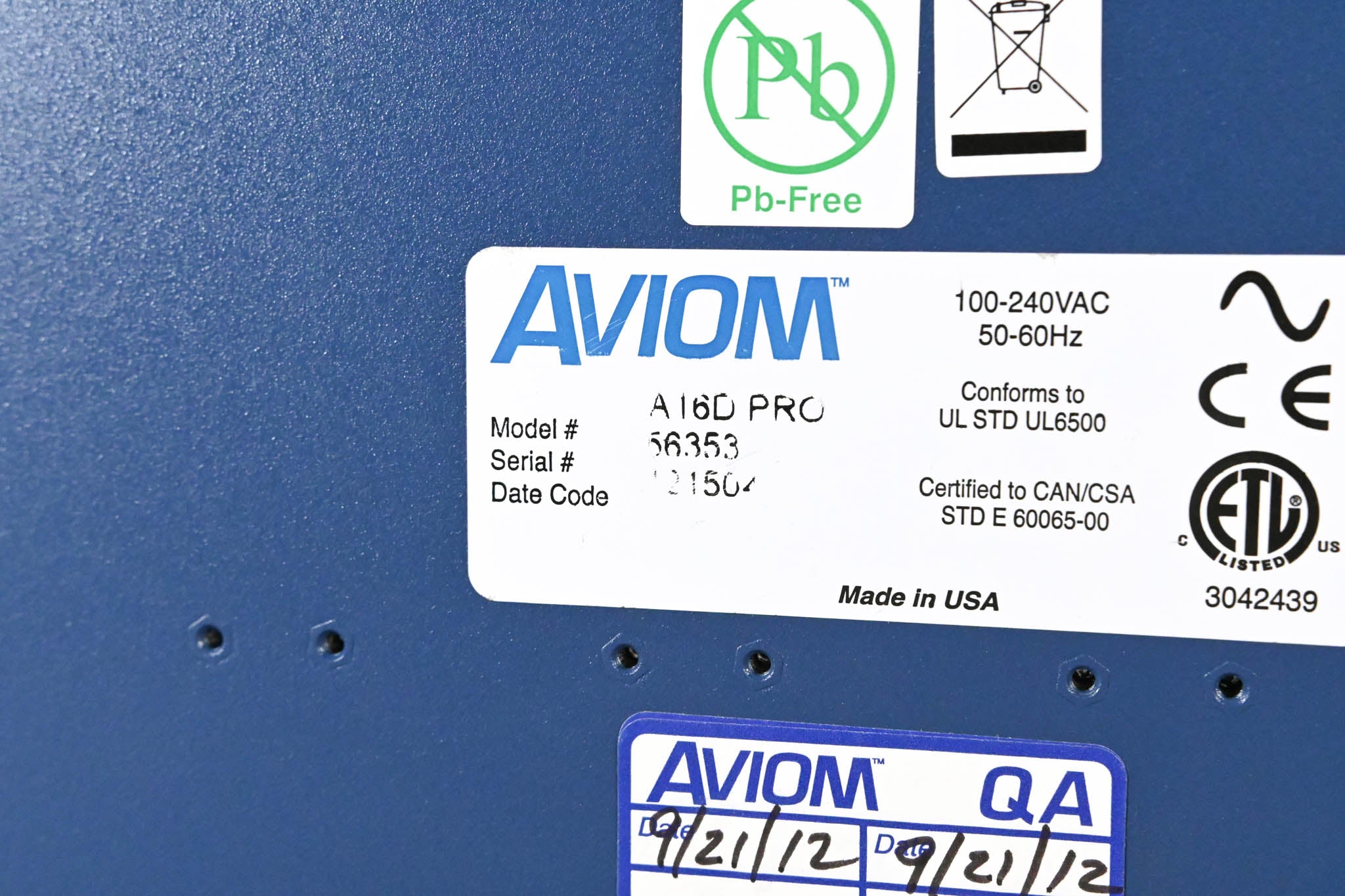 Aviom A-16D Pro A-Net Distributor