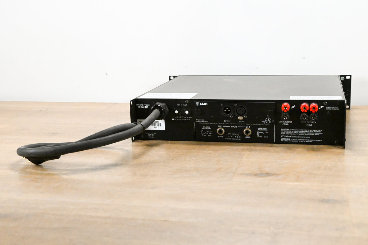 Crown Macro-Tech 36x12 2-Channel Power Amplifier