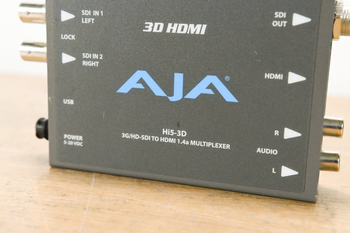 AJA Hi5-3D 3G/HD-SDI to HDMI 1.4a Multiplexer (NO POWER SUPPLY)