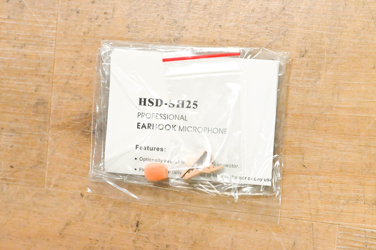 Airwave Technologies HDS-SH25 Professional Earhook Mic w/ 4-Pin Hirose