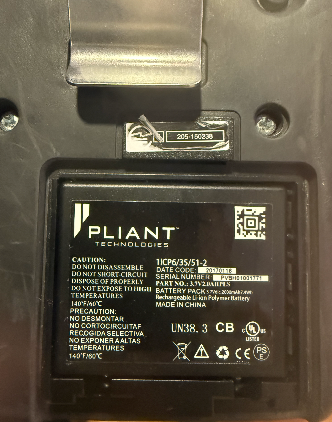 Clear-Com TMR42524INCC Tempest 2400 4-Channel Wireless Belt Station