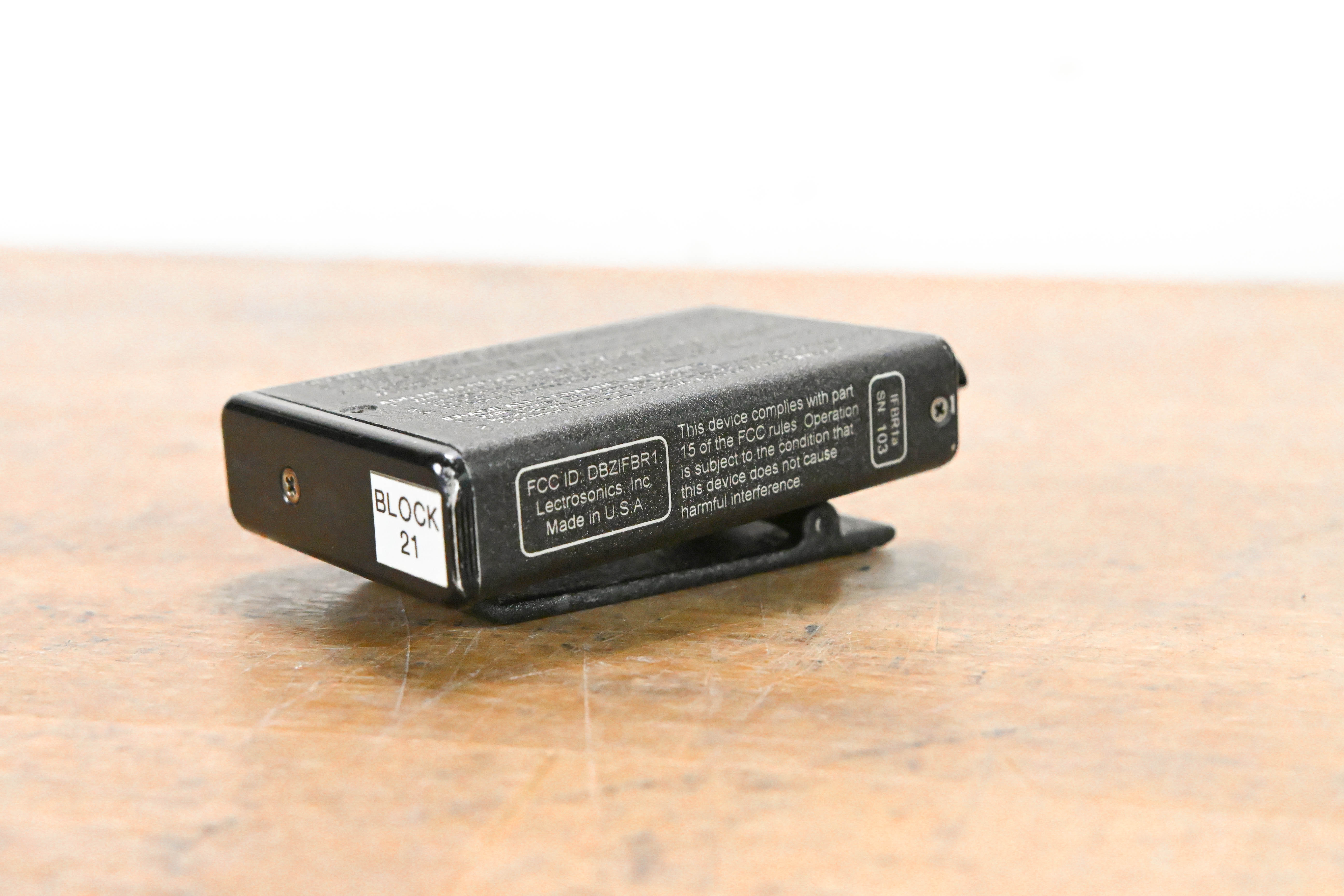 Lectrosonics R1a IFB Receiver Block 21