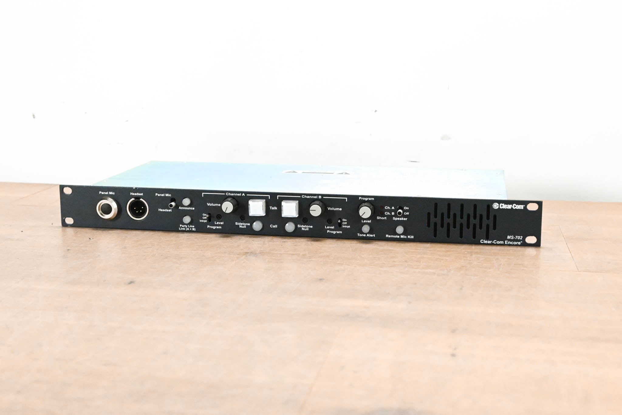 Clear-Com MS-702 2-Channel 1RU Intercom Main Station
