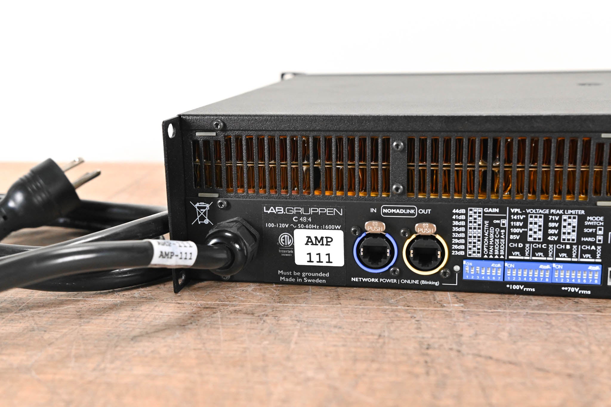 Lab Gruppen C 48:4 4800W 4-Channel Power Amplifier