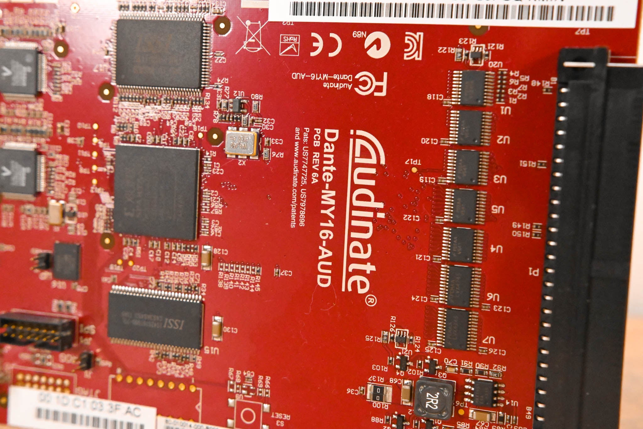 Audinate Dante-MY16-AUD 16-Channel Dante Network I/O Card