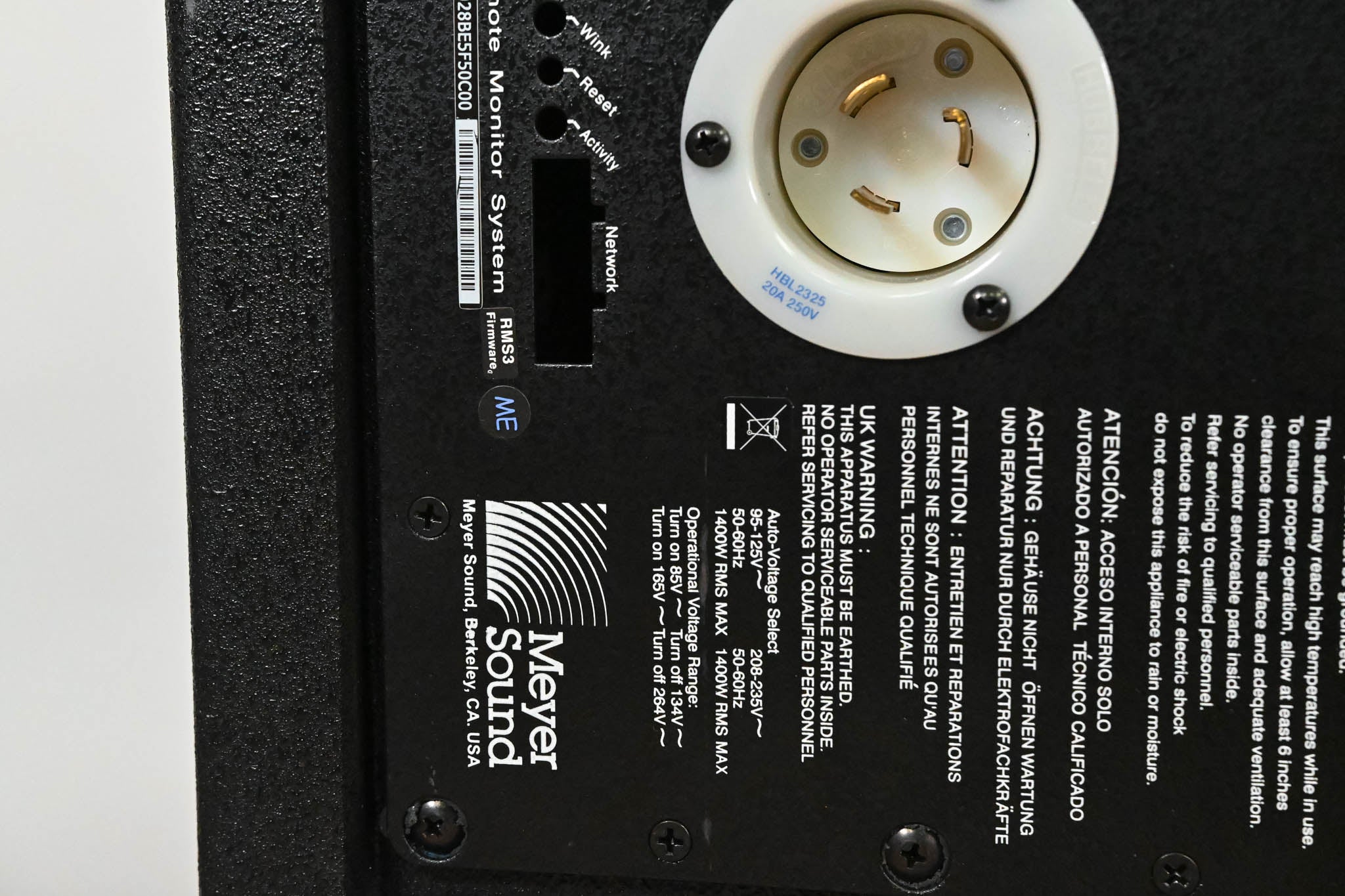 Meyer Sound 700-HP UltraHigh-Power Dual 18" Powered Subwoofer