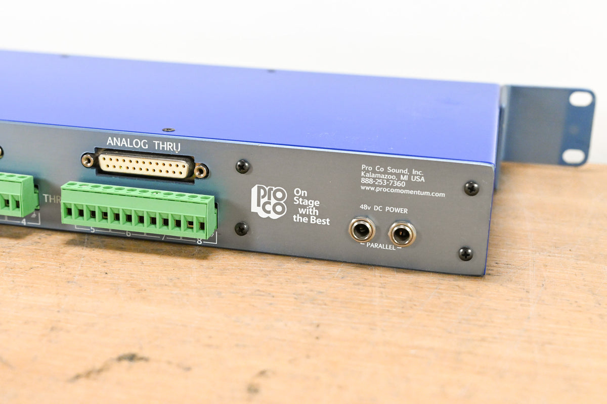 ProCo Momentum mo8 Digital Snake System (NO POWER SUPPLY)