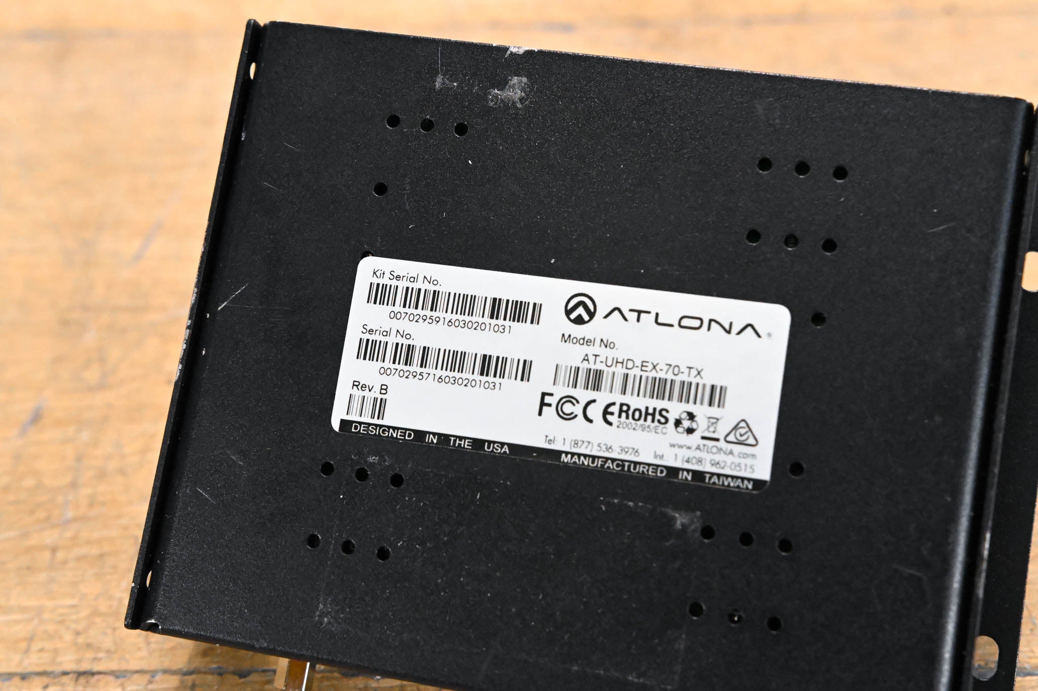 Atlona AT-UHD-EX-70-TX 4K/UHD HDMI over HDBaseT Transmitter (NO PSU)