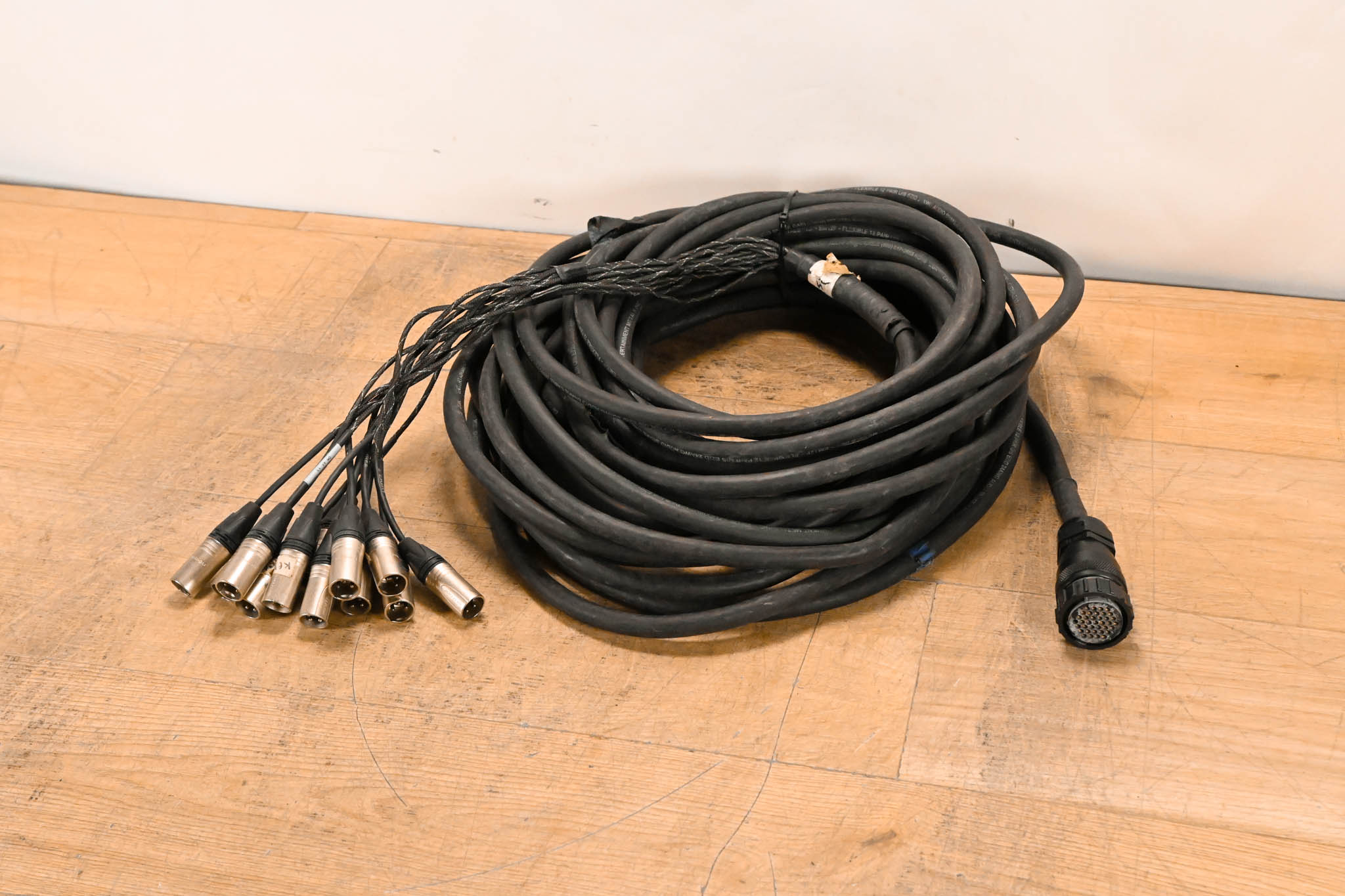 Unbranded DT-12 Female 37-Pin Connector to (12x)XLRM Cable - 75ft