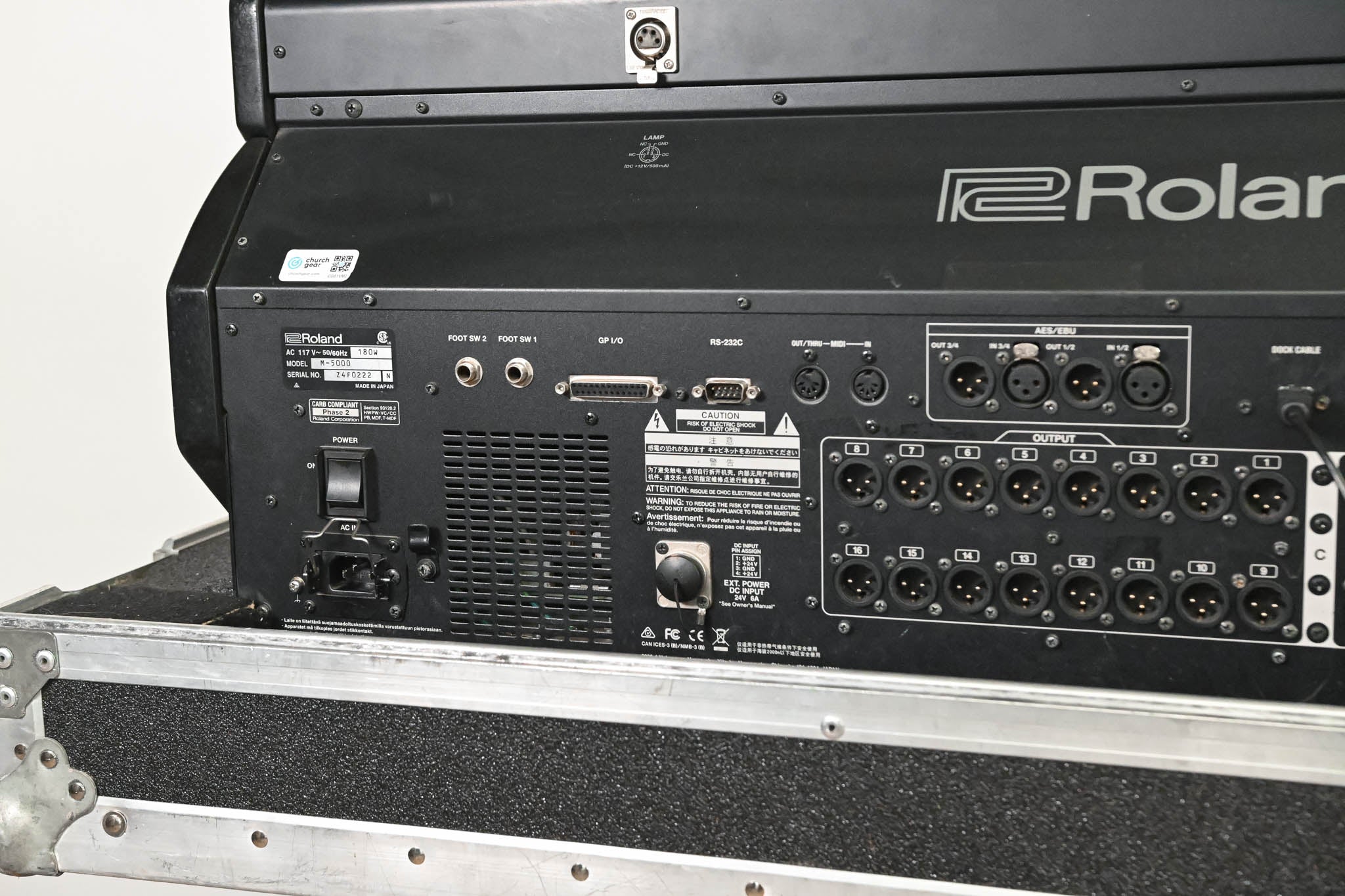 Roland M-5000 Live Mixing Console with Road Case