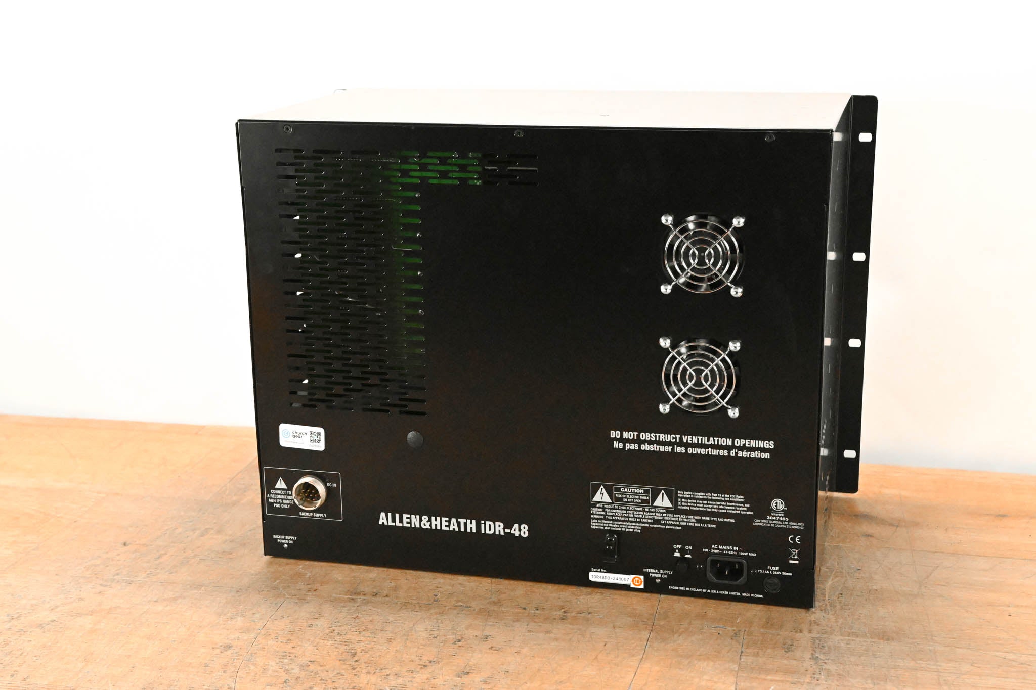 Allen & Heath iDR-48 48-In, 24-Out Audio Stage Box with AES Out