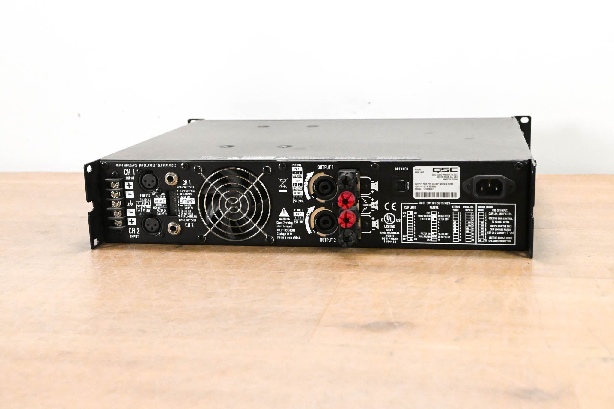 QSC RMX1450 2-Channel Power Amplifier