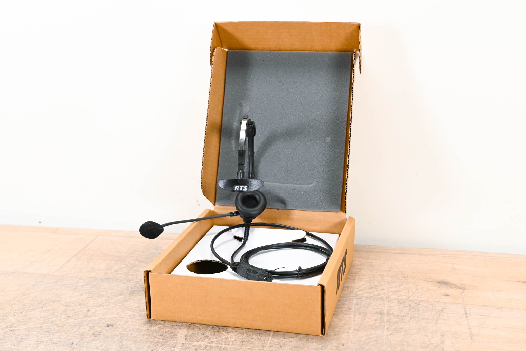 RTS LH-300-DM-A4F Single Side Microphone Headset