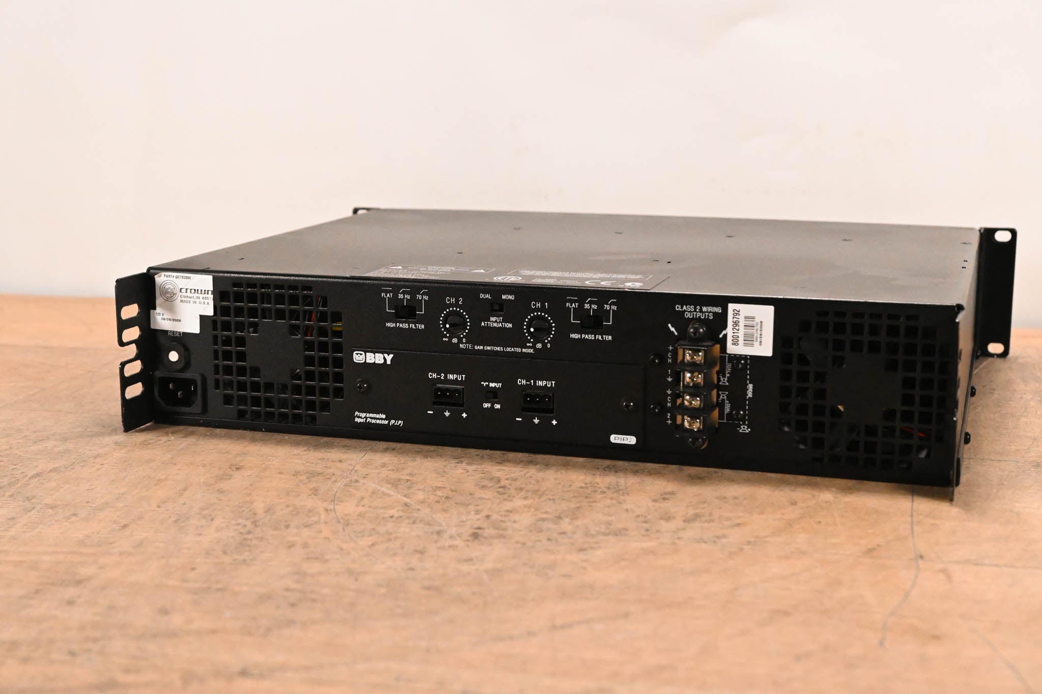 Crown CTs 2000 2-Channel 1000W Power Amplifier