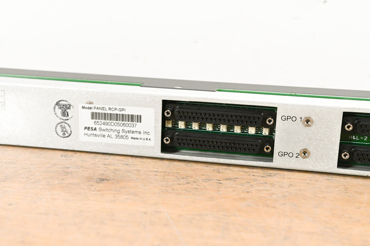 Pesa RCP-GPI Control Panel (NO POWER SUPPLY)