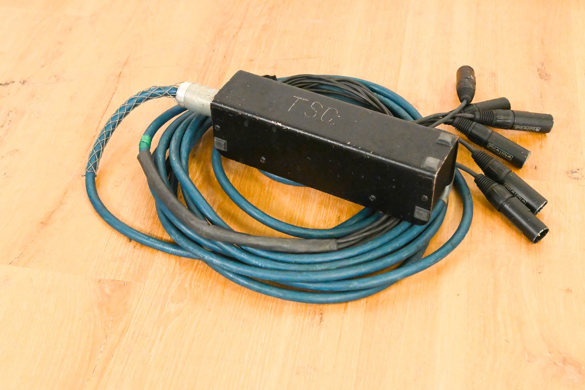 Whirlwind MS-6-M-NR-025 Mini 6 6-Channel Low-Profile Drop Snake - 25 ft