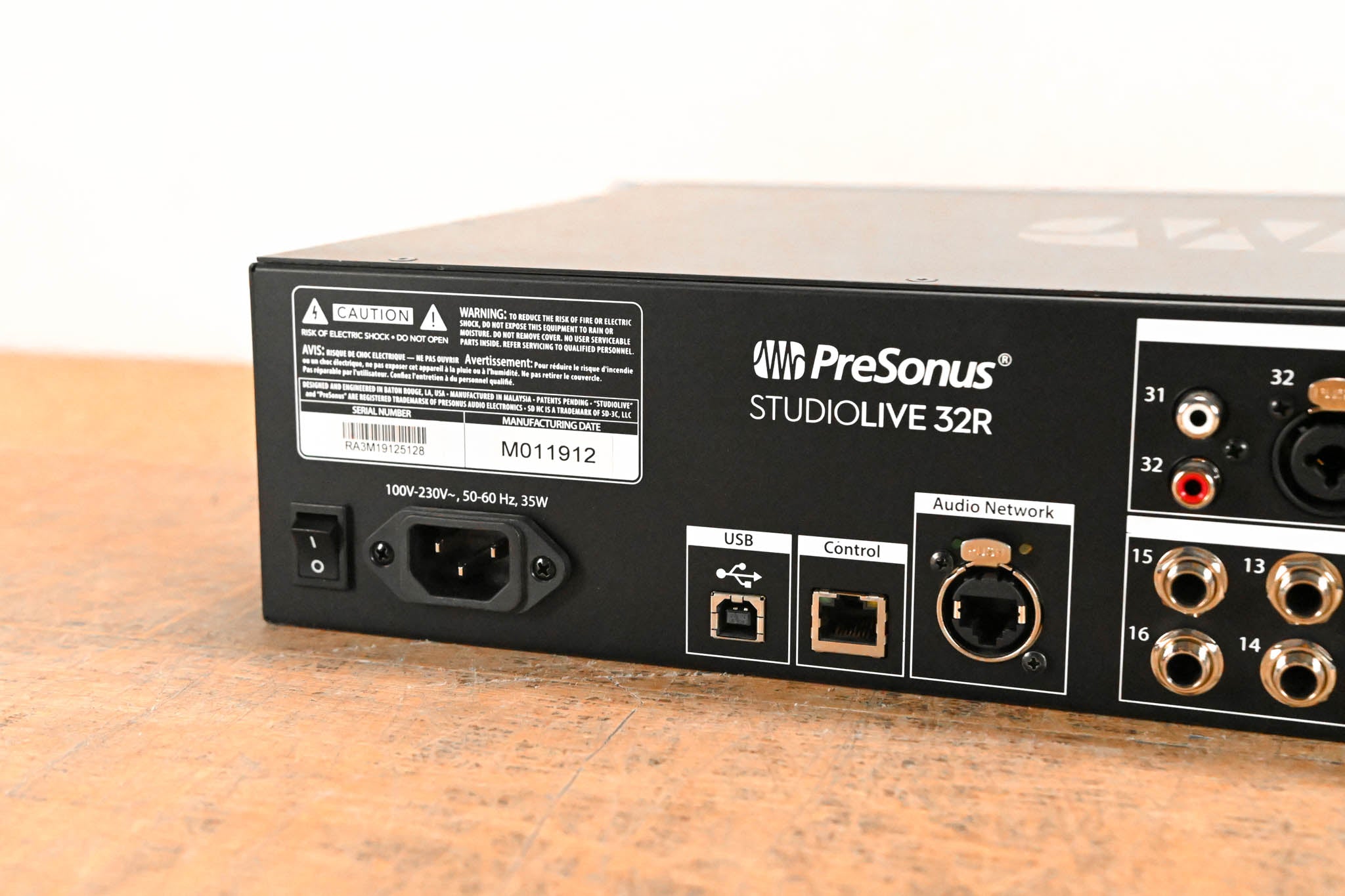 PreSonus StudioLive 32R 32-Channel Rackmount Digital Mixer