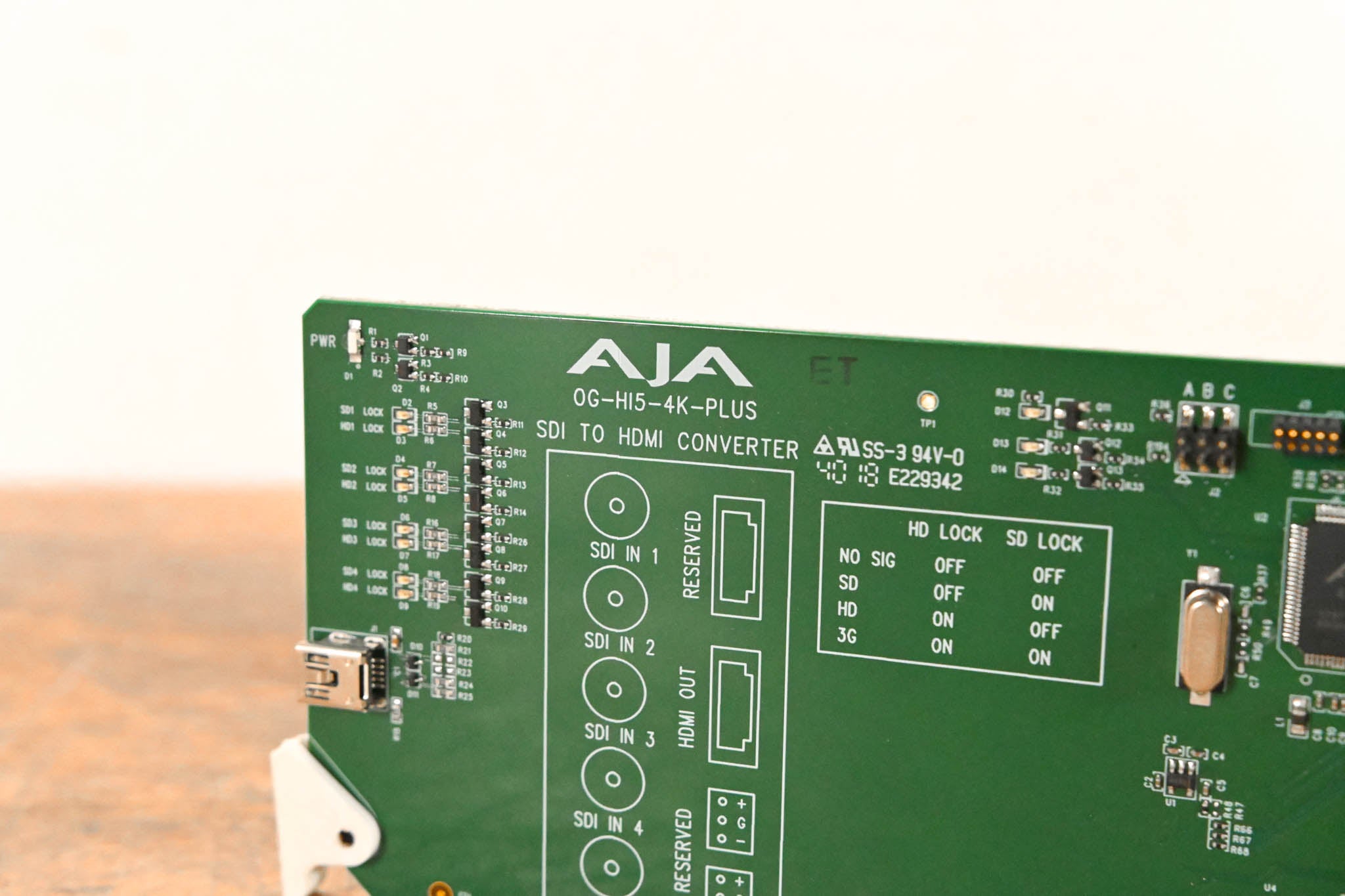 AJA OG-HI5-4K-PLUS openGear SDI to HDMI Converter