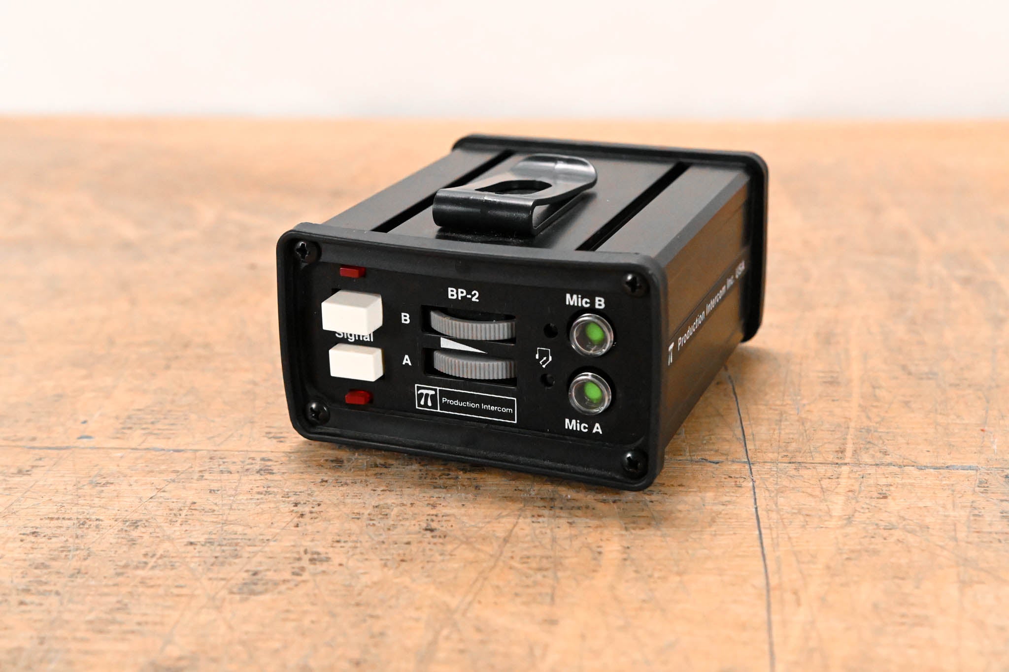 Production Intercom BP-2 2-Channel Headset Station Belt Pack