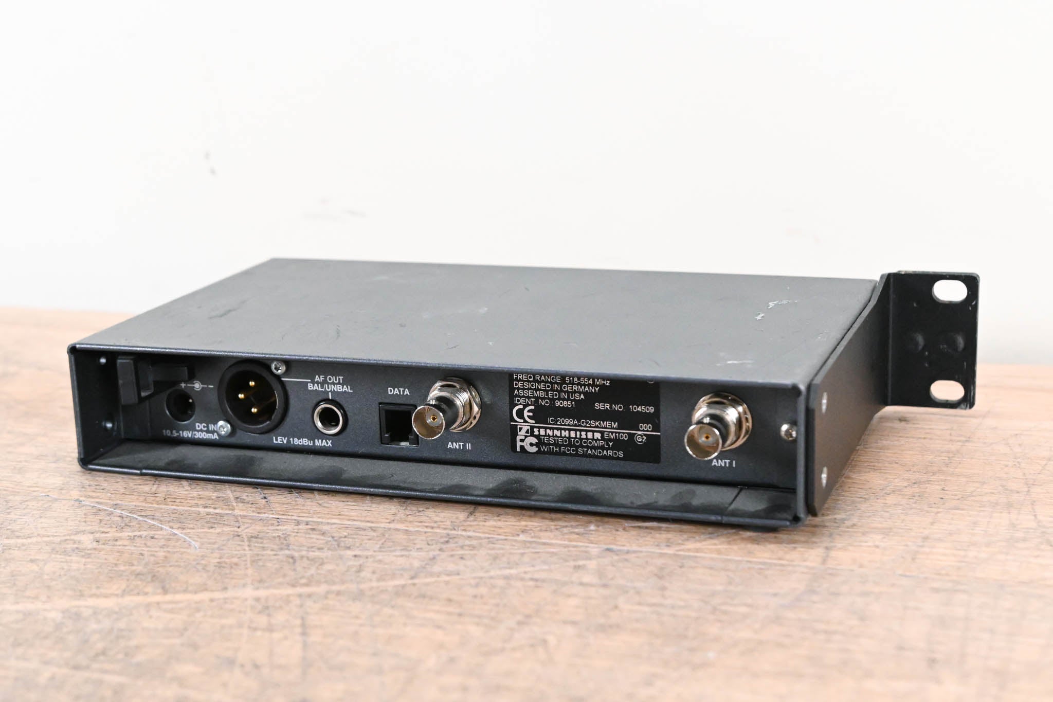 Sennheiser EM 100 G2 Wireless Receiver - 518-554 MHz (NO POWER SUPPLY)