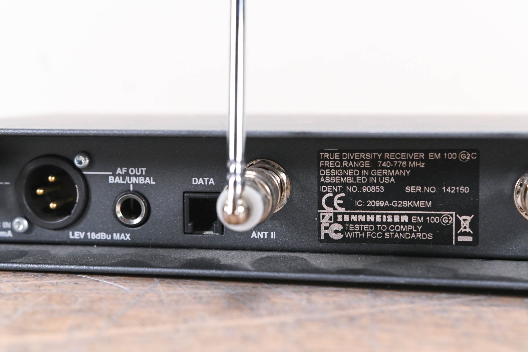 Sennheiser EM 100 G2 Wireless Receiver 740-776 MHz (NO POWER SUPPLY)