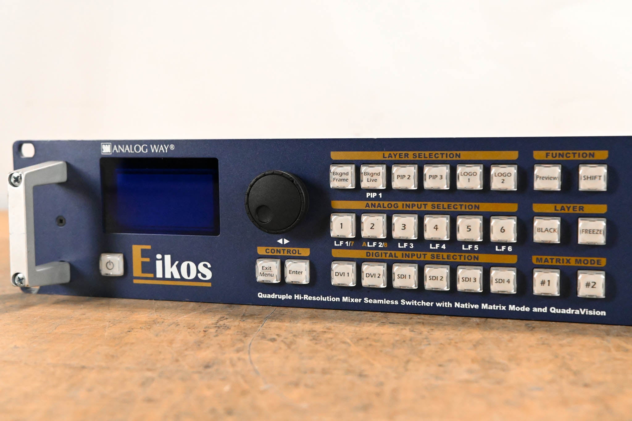 Analog Way Eikos EKS500 Quadruple Hi-Resolution Mixer Seamless Switcher