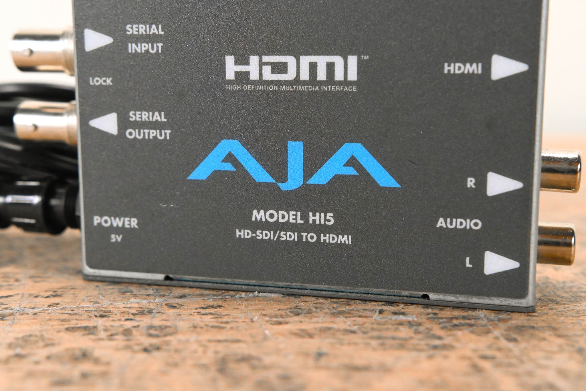 AJA HI5 HD/SD-SDI to HDMI Video and Audio Converter