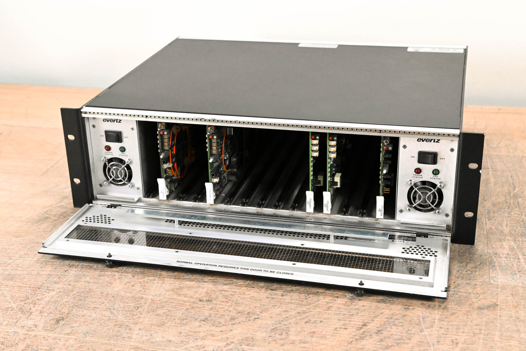 Evertz 7700FR-C MultiFrame Chassis with Cards