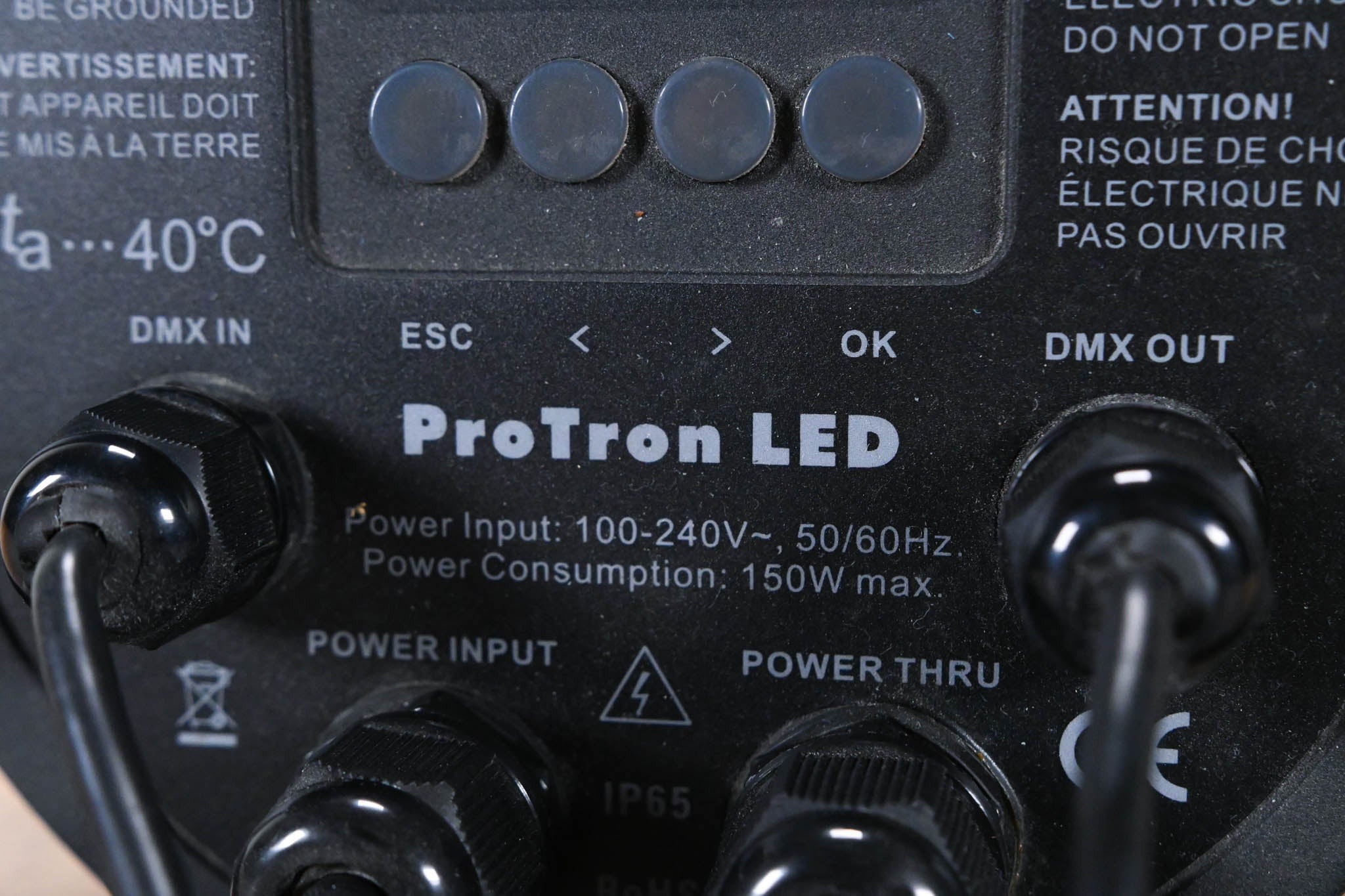 Elation ProTron LED 6,500K Cool White LED Strobe Light