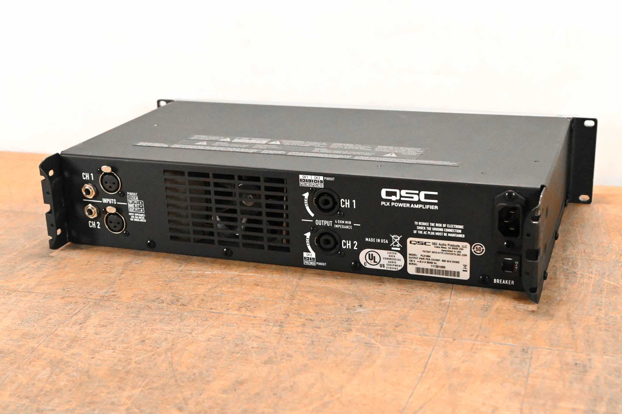 QSC PLX1804 2-Channel Power Amplifier