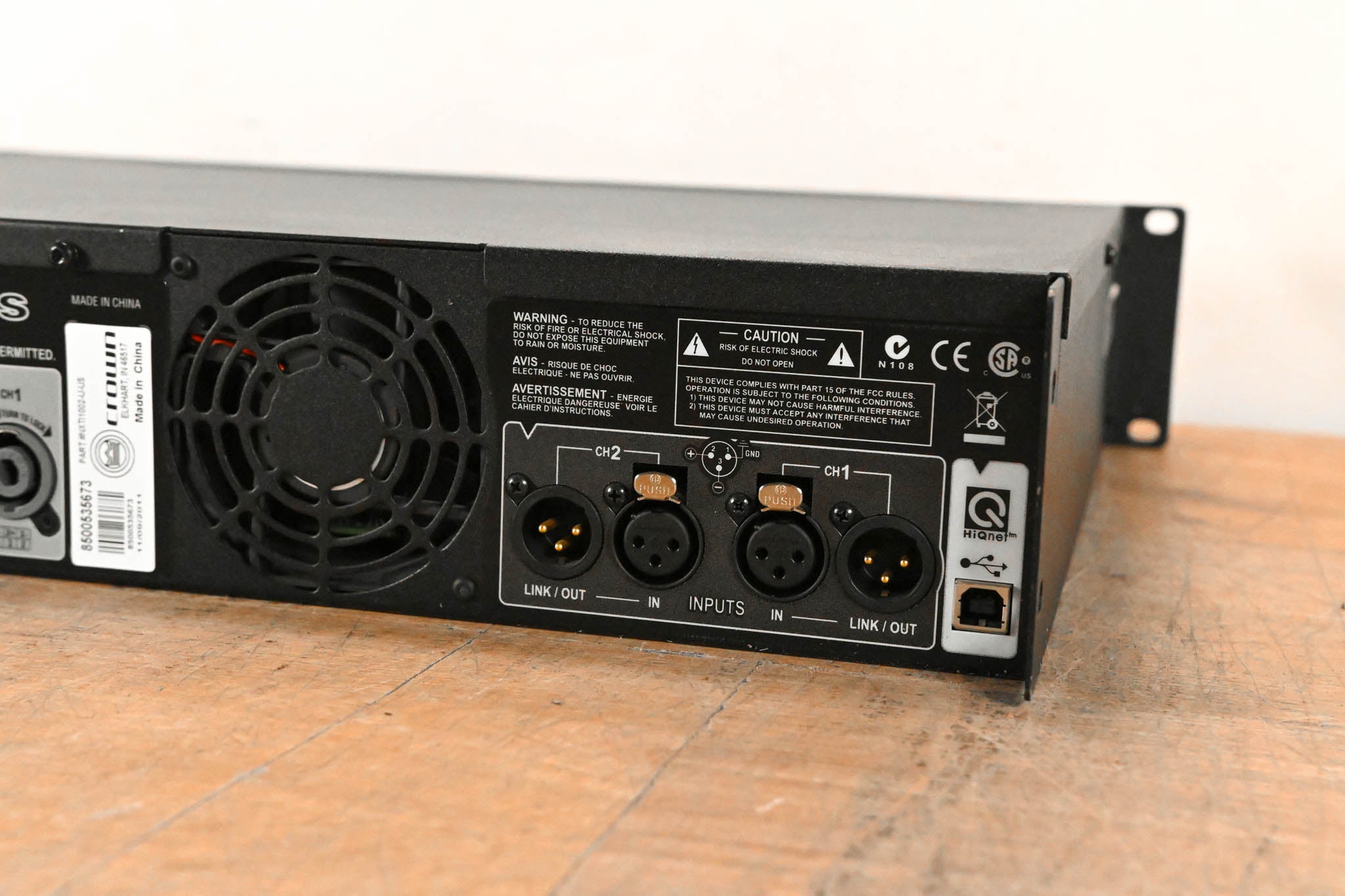 Crown XTi 1002 2-Channel 500W Power Amplifier