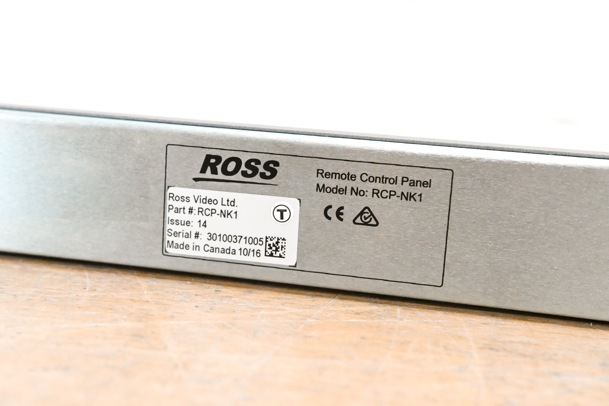 Ross RCP-NK1 Local or Remote Control Panel