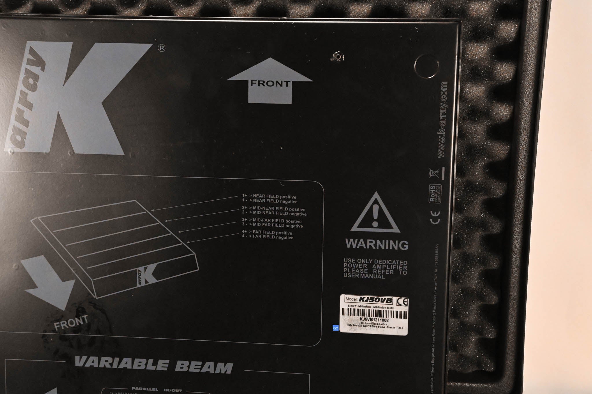 K-Array KJ50VB  Low-Profile Variable Beam Speaker