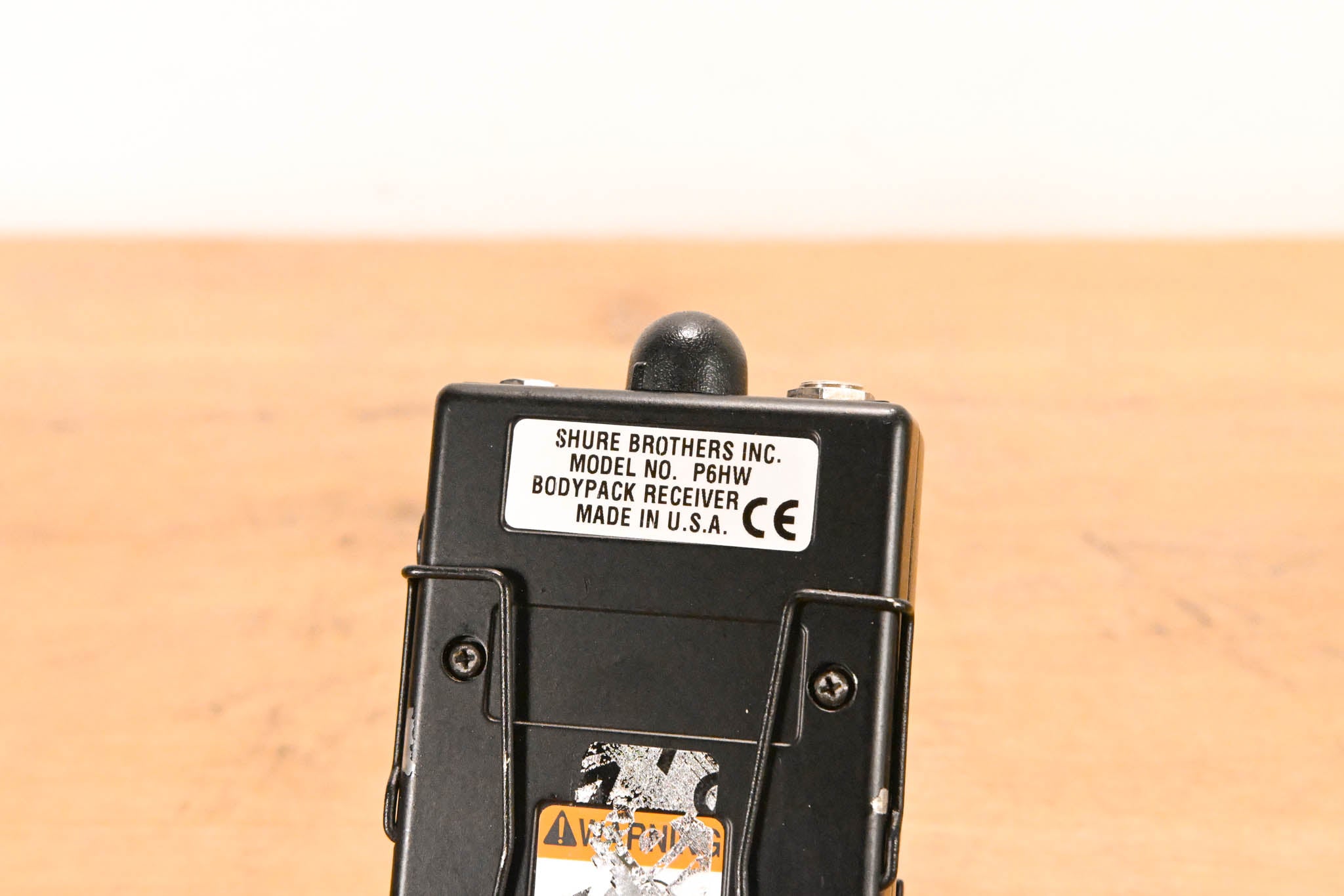 Shure P6HW Wired Bodypack Receiver