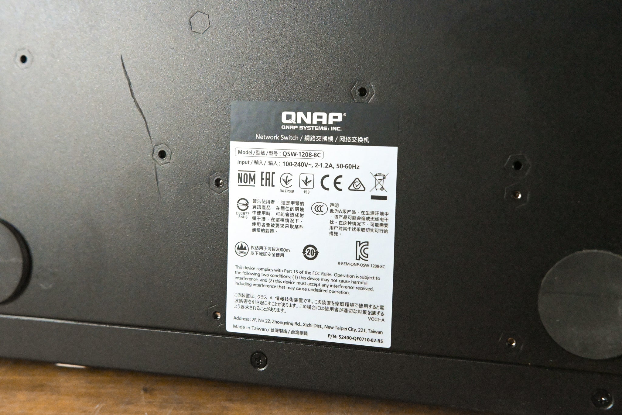 QNAP QSW-1208-8C 12-Port 10GbE Unmanaged Network Switch