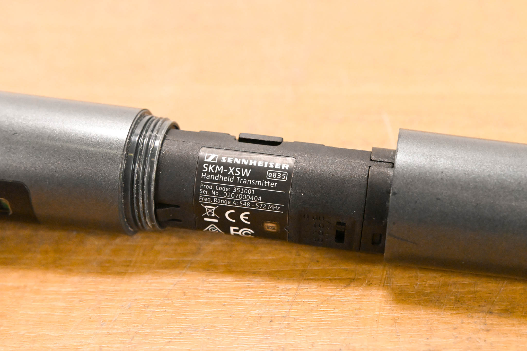 Sennheiser XSW 2-835 Wireless Handheld Microphone System - 548-572 MHz