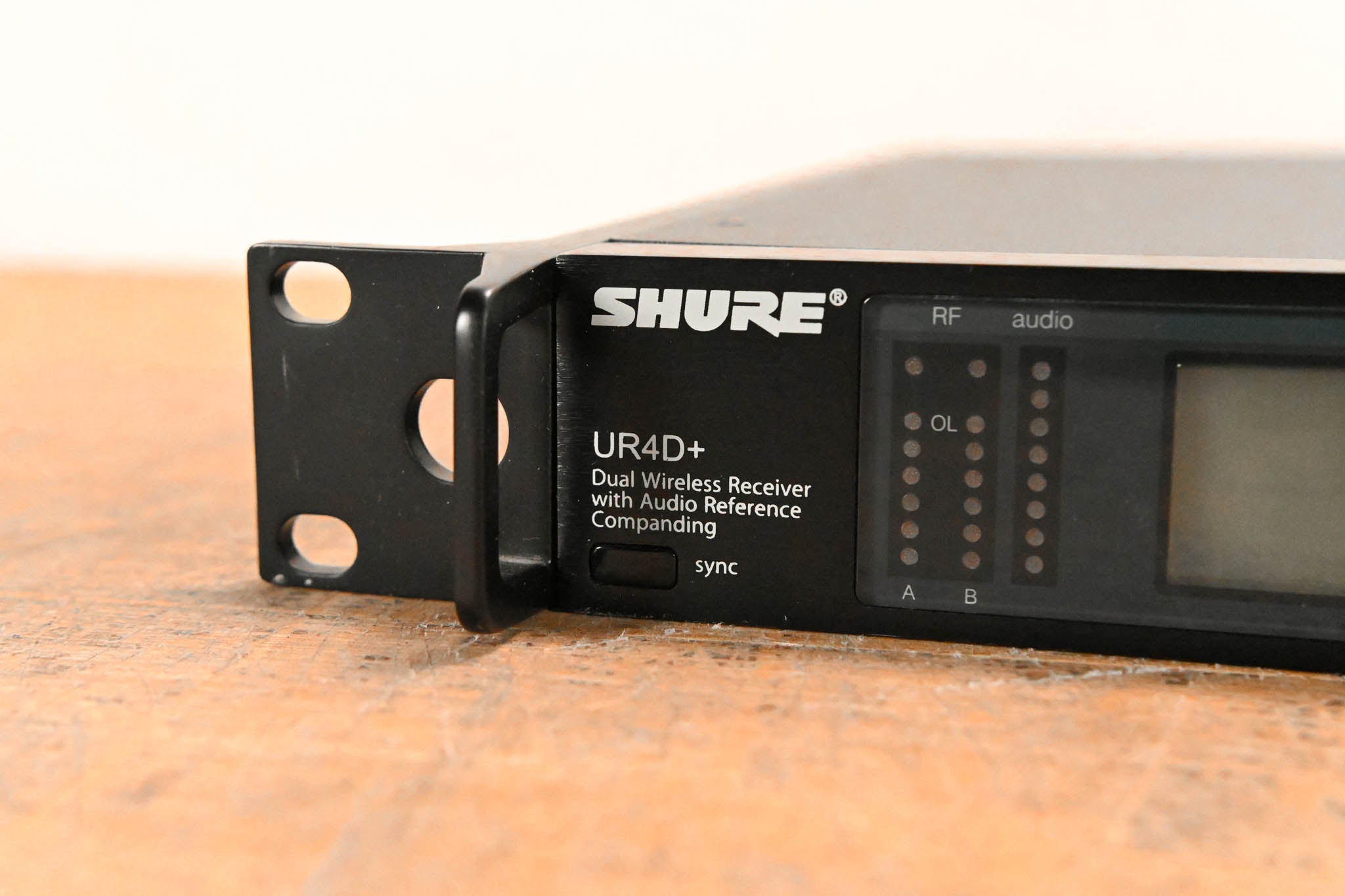 Shure UR4D+ Dual-Channel UHF Wireless Receiver - H4 Band: 518-578 MHz