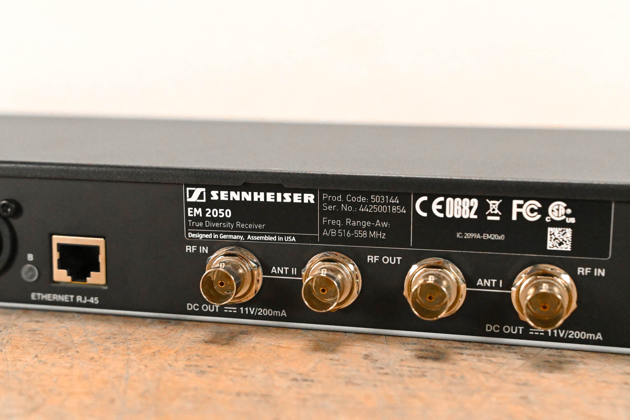Sennheiser EM 2050 Dual-Channel Wireless Receiver Aw Range: 516-558 MHz