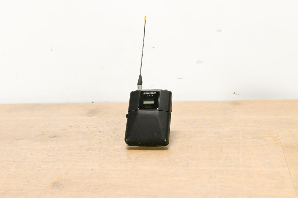 Shure QLXD1 Digital Wireless Bodypack Transmitter G50 Band: 470-534 MHz