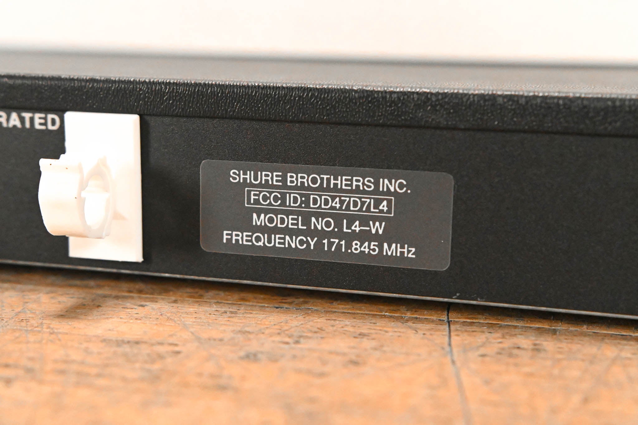 Shure L4 Diversity Wireless Receiver - 171.845 MHz (NO POWER SUPPLY)