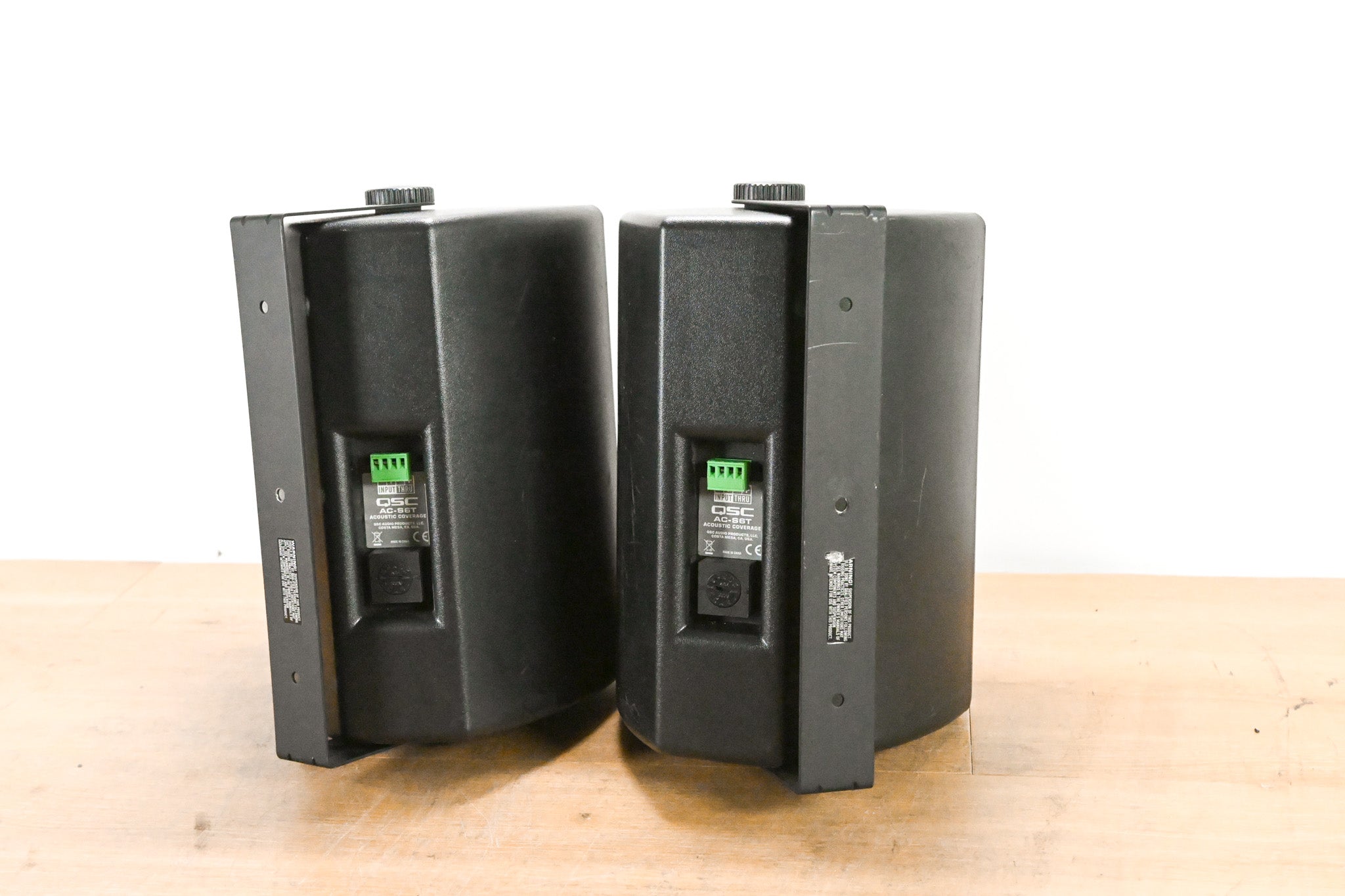 QSC AcousticCoverage AC-S6T 6.5" 2-Way Surface Mount Speaker (PAIR)