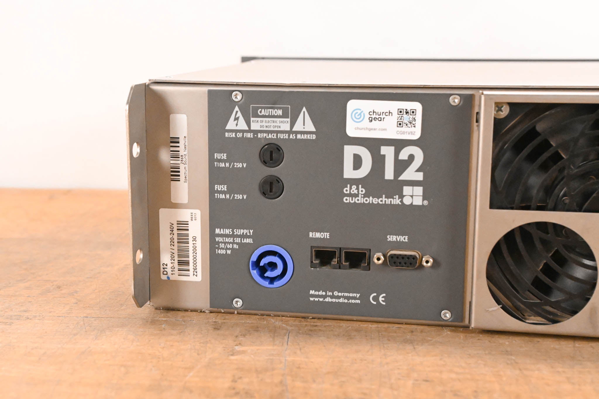 d&b audiotechnik D12 Dual-Channel Power Amplifier
