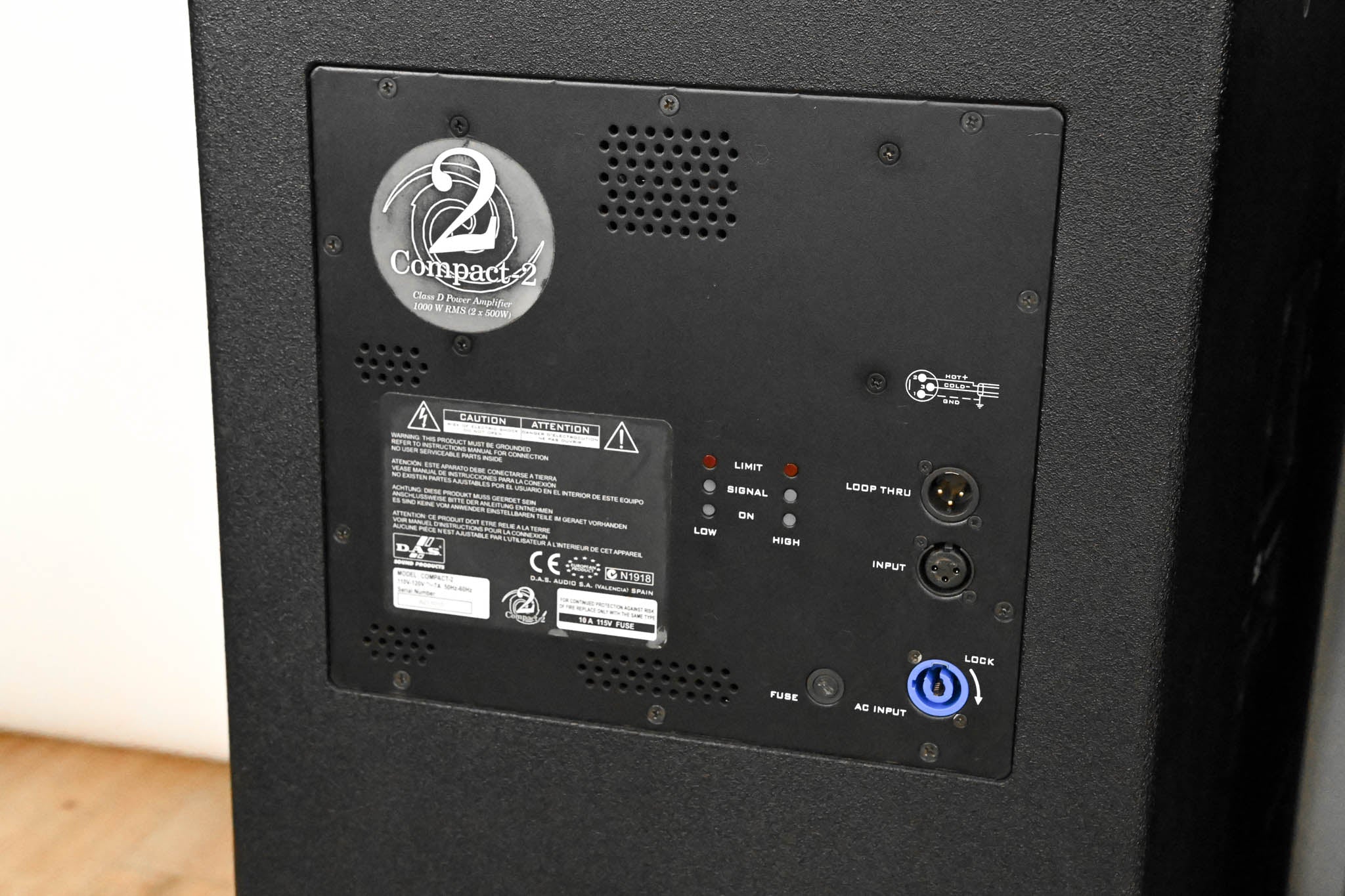 D.A.S. Compact 2 Biamplified 3-Way Loudspeaker System (PAIR)