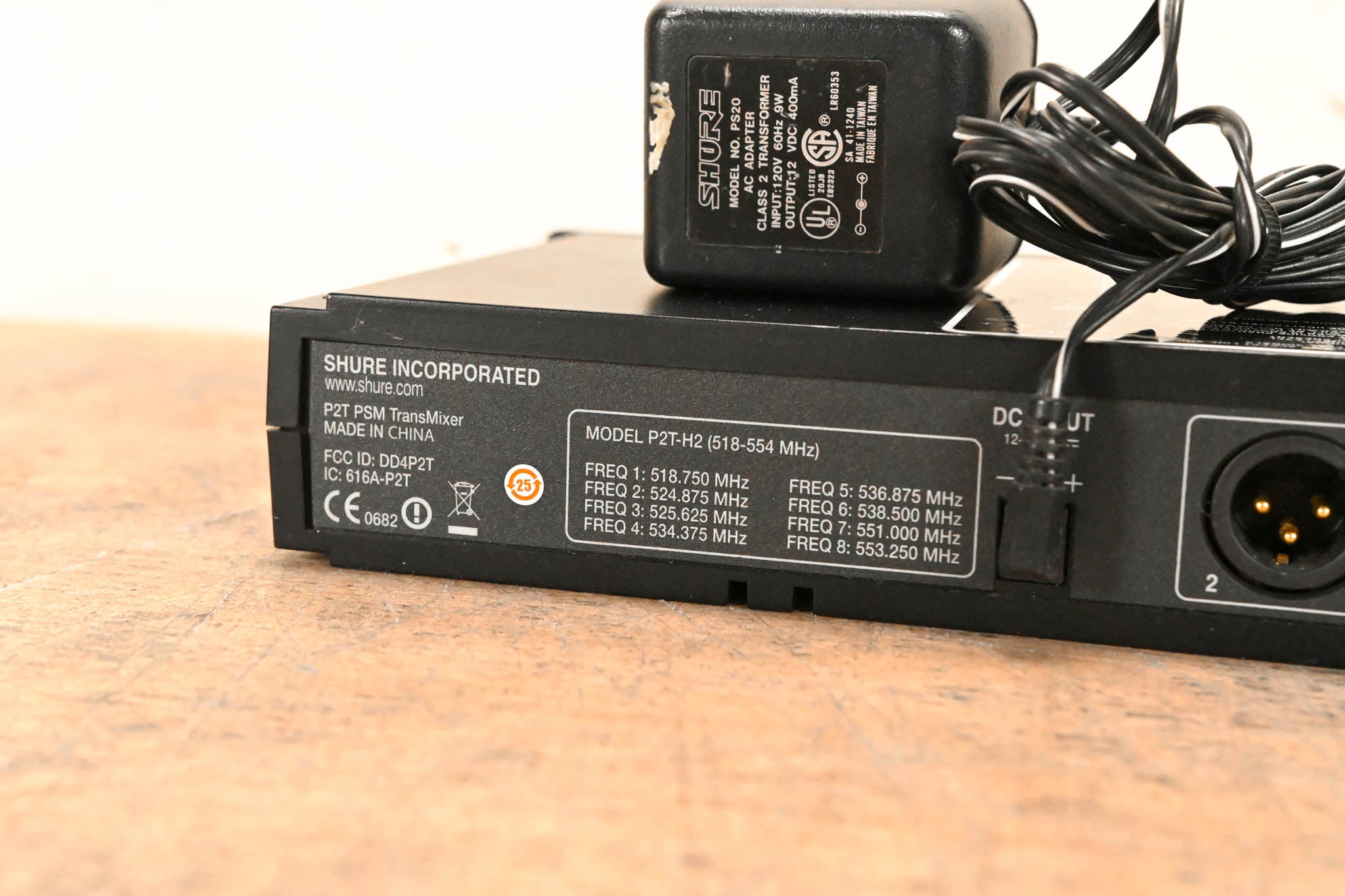 Shure P2T-H2 PSM200 In-Ear Monitoring Wireless TransMixer - H2 Band