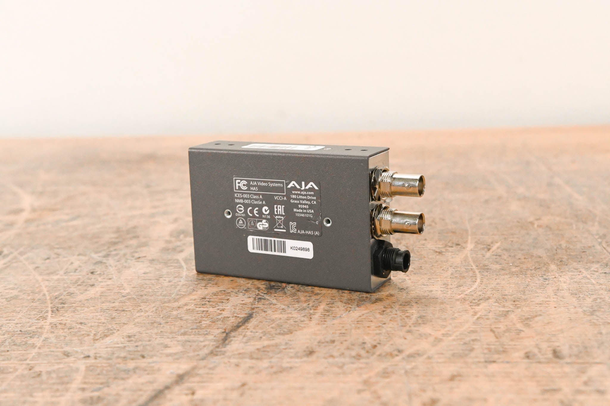 AJA HA5 HDMI to SD/HD-SDI Video and Audio Converter (NO POWER SUPPLY)