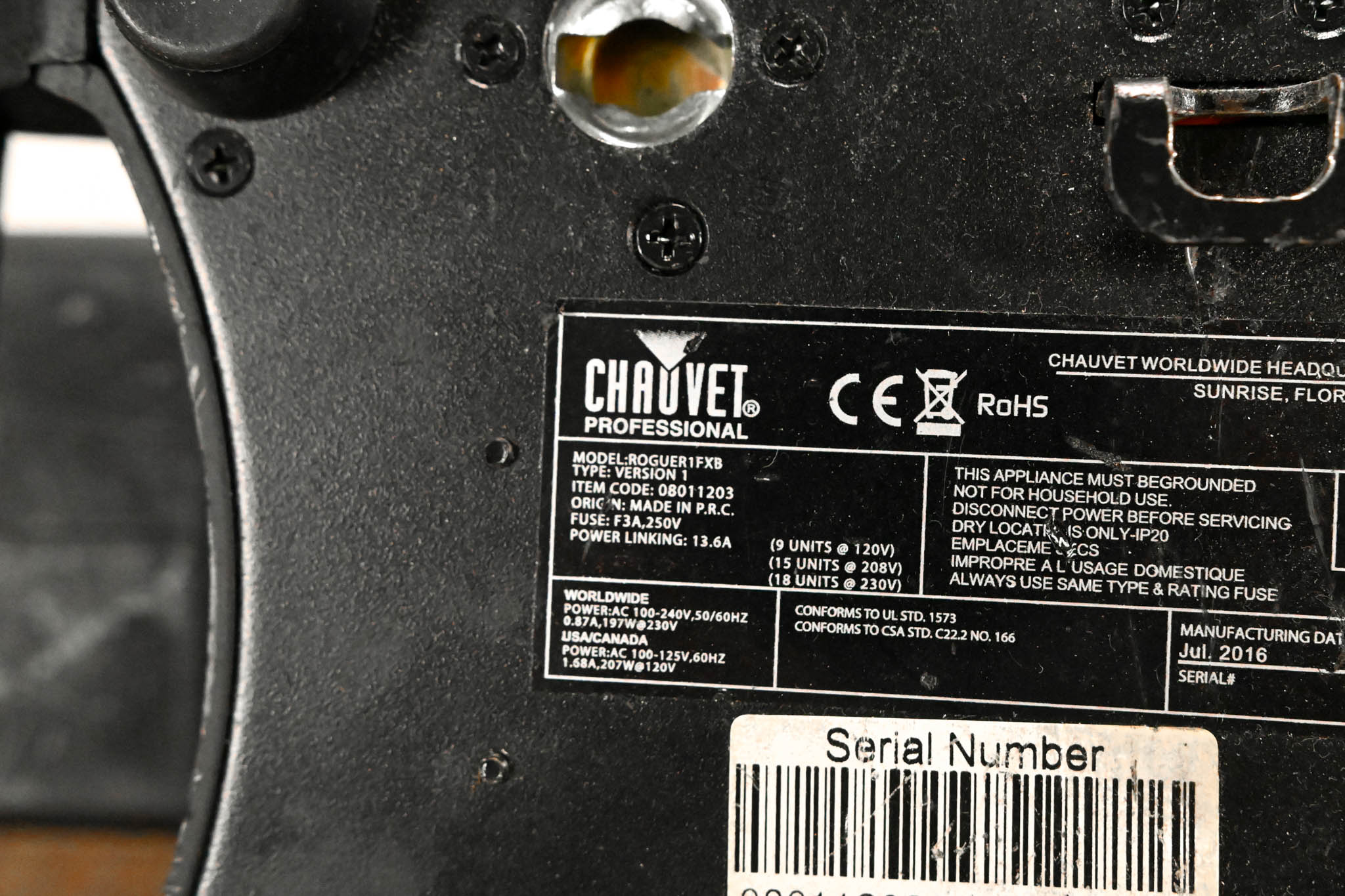 Chauvet Rogue R1 FX-B Multi-Beam Moving Light