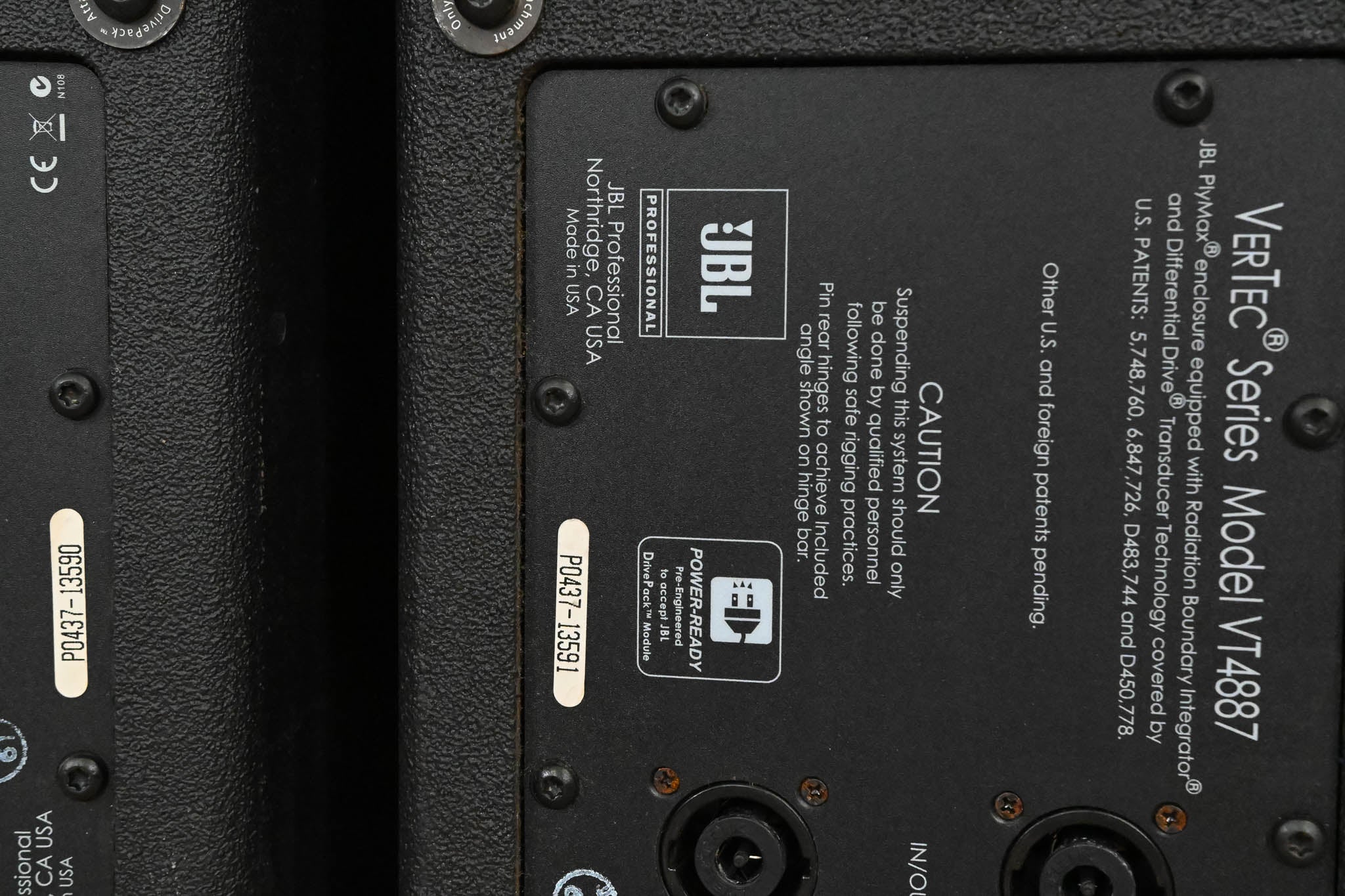 JBL VT4887 Compact Bi-Amplified 3-Way Line Array Element (PAIR)